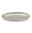 EUCLIDE TORTORA CENTREPIECE DOVE GREY - Glass & Silverplated