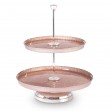 PIANETI CENTREPIECE - Glass & Silverplate