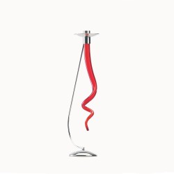 Candle Holder - Streamer Rosso