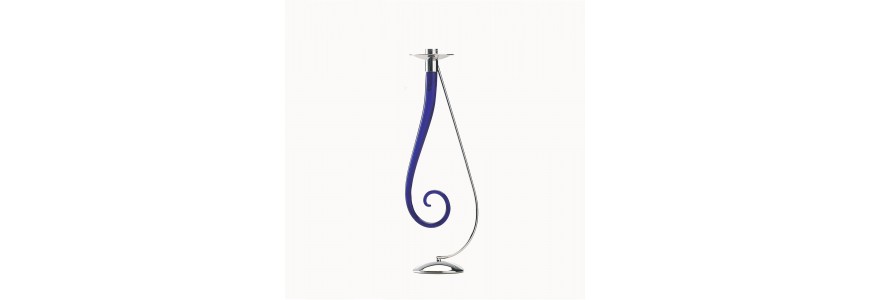 Candle Holder - Streamer Purple